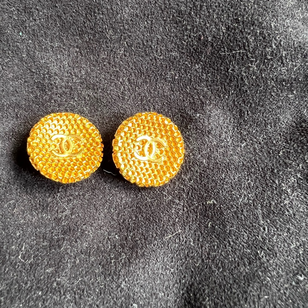 Chanel Gold Earrings